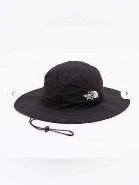 The North Face Horizon Breeze Black Sun Hat with Chin Cord Unisex Size Small